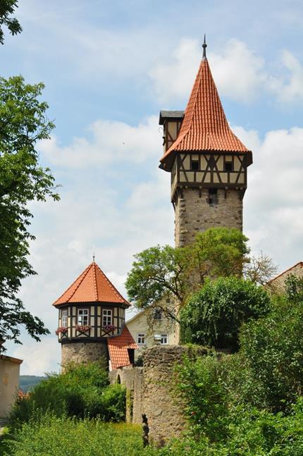 Die Kirchenburg in Ostheim vor der Rhön gilt als größte und besterhaltene Kirchenburg Deutschlands.
