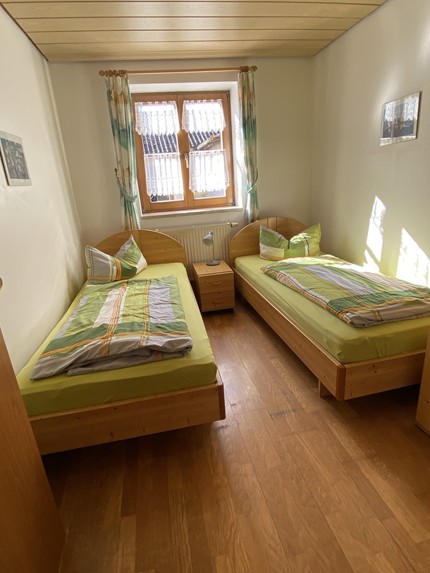 Kinderzimmer der Ferienwohnung Moritz auf dem Ferienhof Seibert.